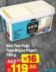 AHİR TAM YAĞLI TAZE BEYAZ PEYNİR 750 G